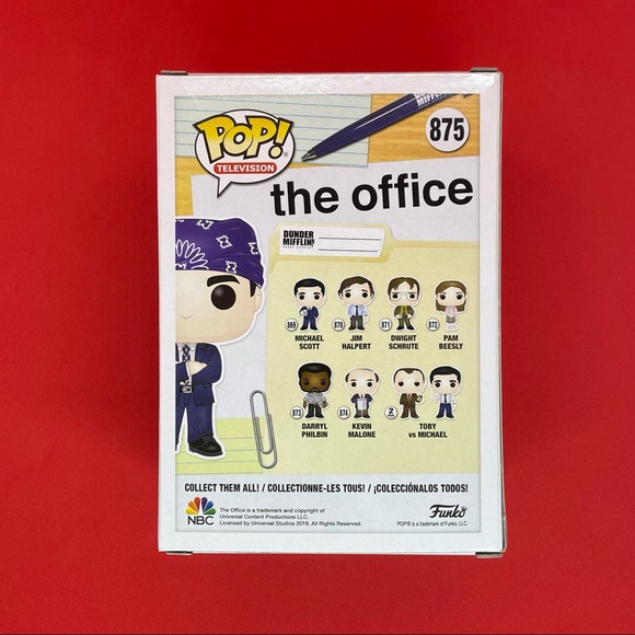 Funko Toys Funko Pop Prison Mike Michael Scott The Office Hot Topic